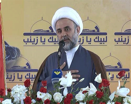 El número dos del consejo ejecutivo de Hezbolá, Sheij Nabil Qaouq Hezbolá continuará su batalla para proteger Líbano de las bandas terroristas